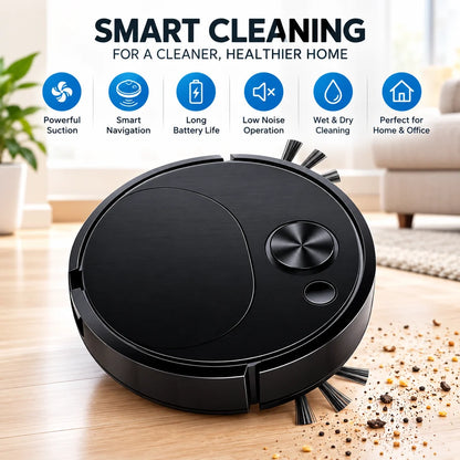 🧹✨ Smart Robot Vacuum Cleaner | Ultra-Thin Automatic Floor Cleaner 🤖 تنظيف ذكي • Smart Cleaning • بيت أنظف بأقل مجهود 🏠✨